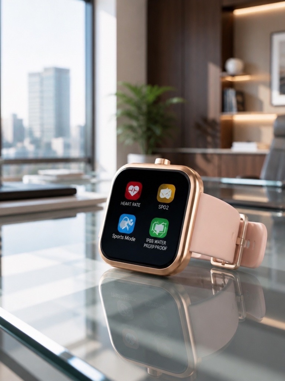 iTouch Air 2S Ladies Smartwatch Pink Strap